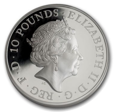 Silver Proof £10